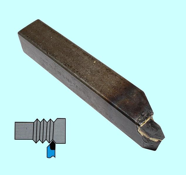 Резец Резьбовой 25х25х160 Т15К6 для наружной резьбы левый DIN 282-60