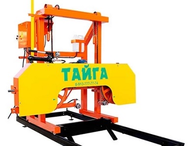 Ленточная пилорама Тайга Т-3 SUPER + Усиленный рельсовый путь Ленточная пилорама Тайга Т-3 SUPER + Усиленный рельсовый путь