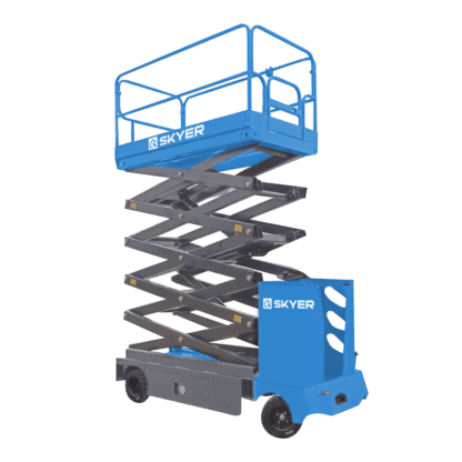 Подъемник самоходный электрический ножничный с кабиной NPF1105 Подъемник самоходный электрический ножничный с кабиной NPF1105