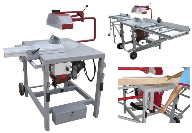 Циркулярная пила Proma PKS-400P + 2 рольганга 40000001