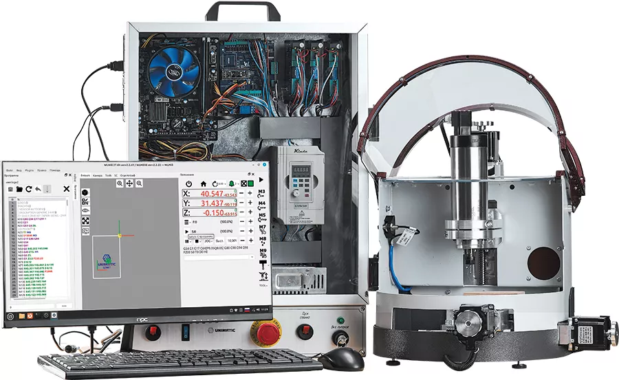 Фрезерно-гравировальный станок с ЧПУ «Униматик ЮМ-Гравер» Фрезерно-гравировальный станок с ЧПУ «Униматик ЮМ-Гравер»