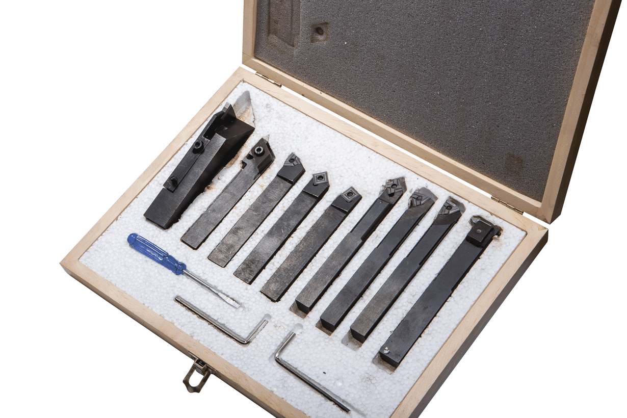 Набор Jet из 9 резцов 12x10 мм с мех.креплением твердосплавных пластин 59500021-12