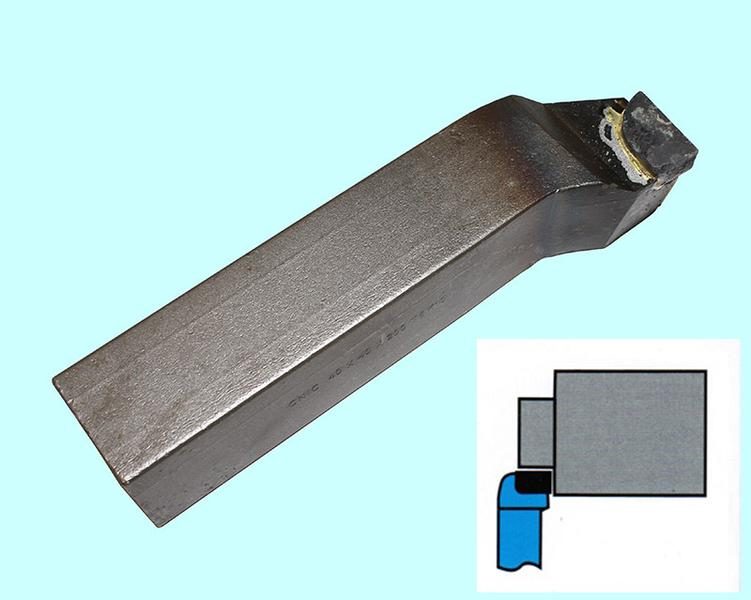 Резец Подрезной отогнутый 40х40х200 Т15К6 левый DIN 4977 Резец Подрезной отогнутый 40х40х200 Т15К6 левый DIN 4977