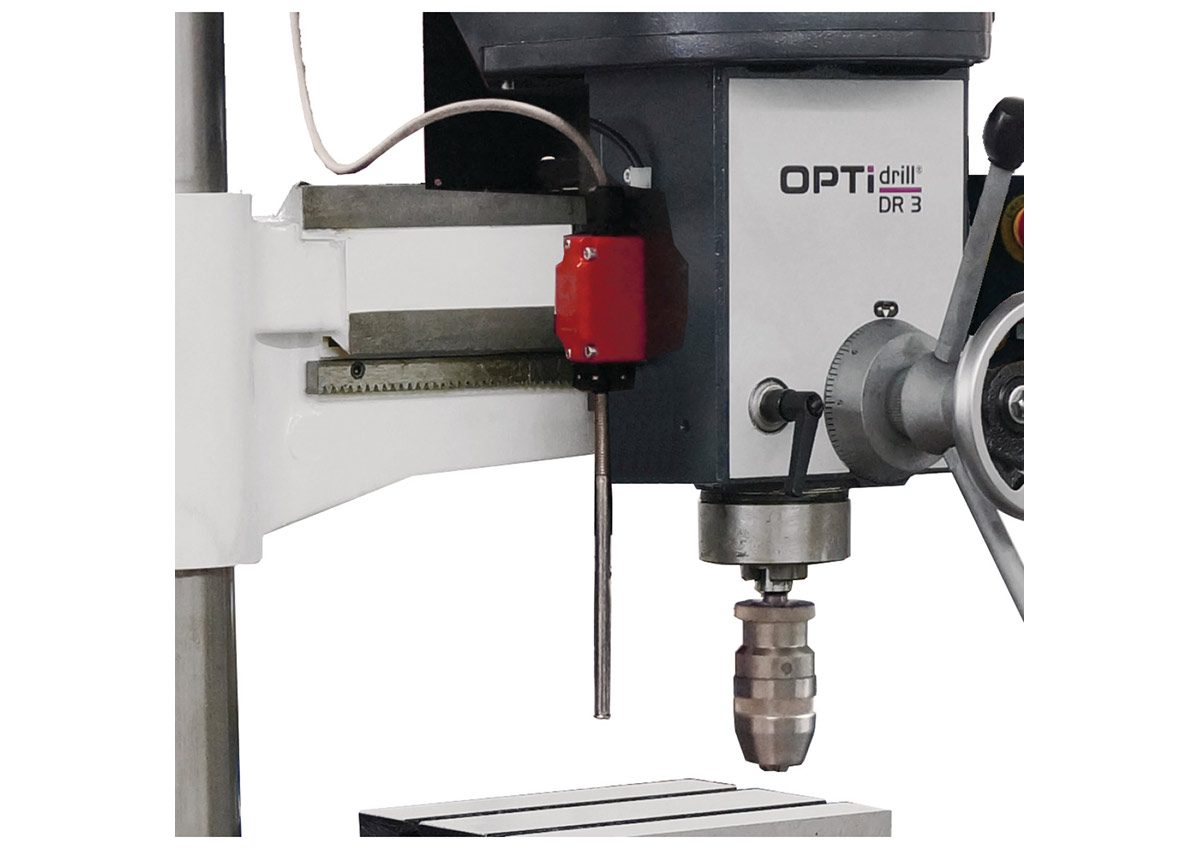 Радиально -cверлильный станок Optimum 3049030 OPTIdrill RD3 (380 В) с основанием и коробчатым столом