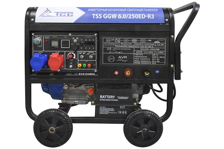 Бензиновый генератор TSS GGW 6.0/250ED-R3 Бензиновый генератор TSS GGW 6.0/250ED-R3