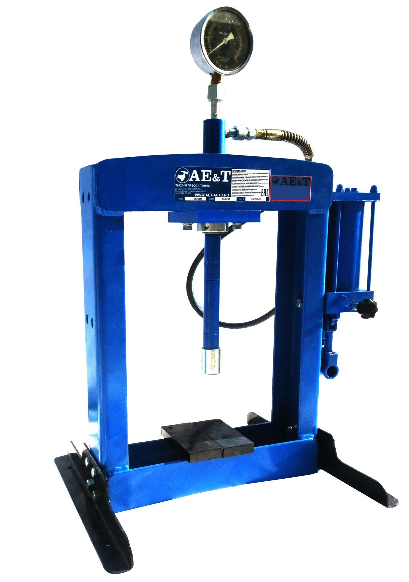 Пресс AE&T T61204М 4т с манометром