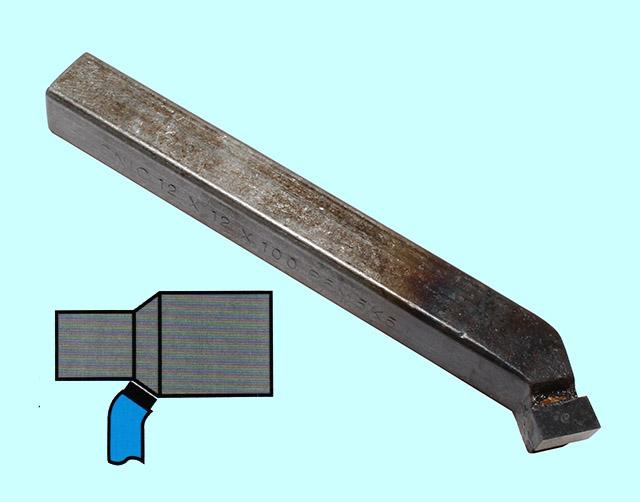 Резец Проходной упорный отогнутый 20х20х125 Р6М5К5 левый DIN 4980 Резец Проходной упорный отогнутый 20х20х125 Р6М5К5 левый DIN 4980