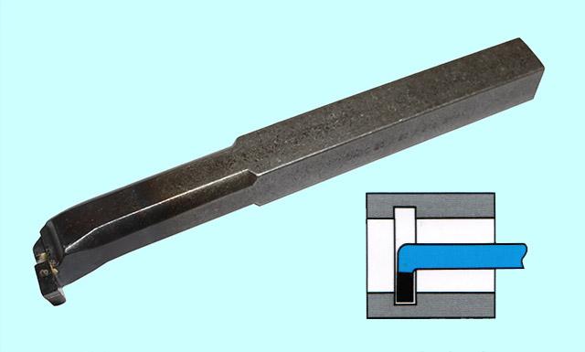 Резец Канавочный внутренний 16х16х180 Т5К10 а=6мм; m=9мм DIN 263