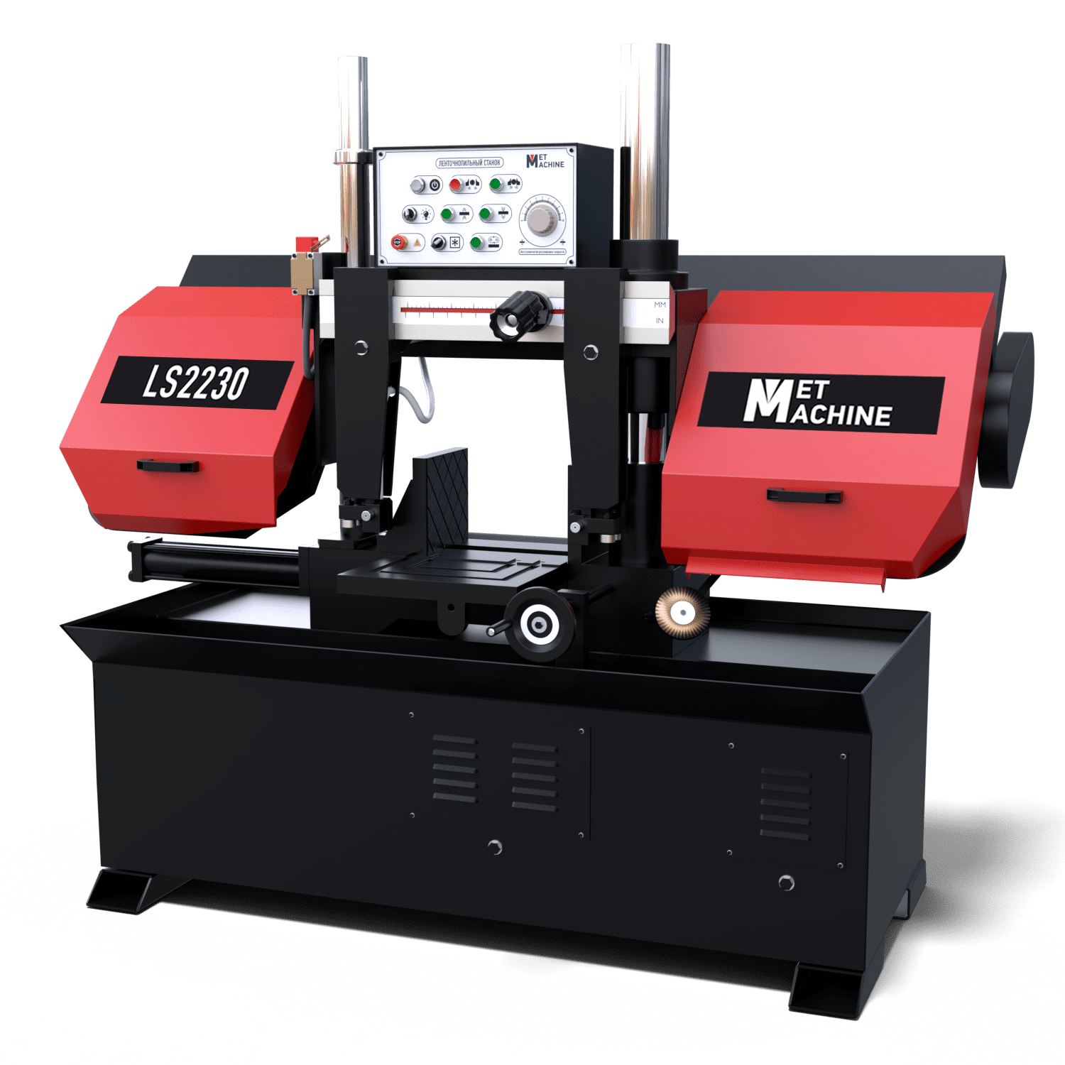Полуавтоматический ленточнопильный станок MetMachine LS2230