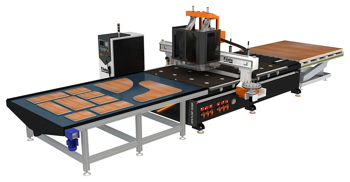 Обрабатывающий центр с ЧПУ Filato NESTLINE 2030L
