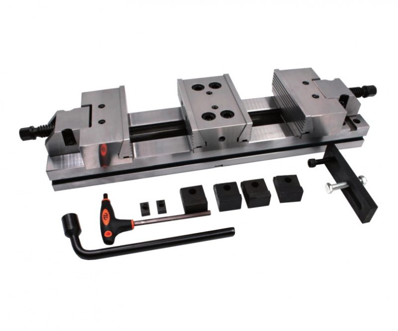 Тиски станочные прецизионные модульные двойные Zegyo ZQ83150A 150x2x160 Тиски станочные прецизионные модульные двойные Zegyo ZQ83150A 150x2x160