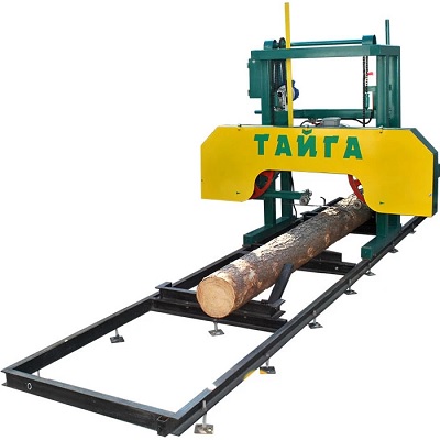 Пилорама ленточная Тайга Т-2М + Усиленный рельсовый путь Пилорама ленточная Тайга Т-2М + Усиленный рельсовый путь
