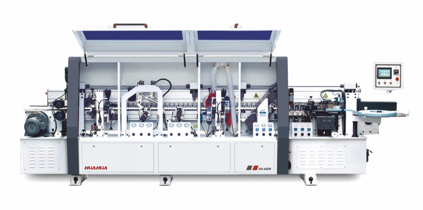 Кромкооблицовочный автоматический станок HUAHUA HH-405R Кромкооблицовочный автоматический станок HUAHUA HH-405R