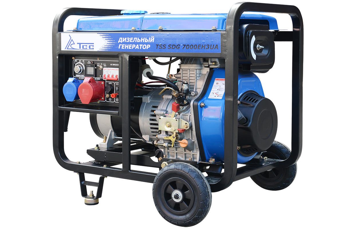 Портативный дизельный генератор ТСС SDG 7000EH3UA Портативный дизельный генератор ТСС SDG 7000EH3UA