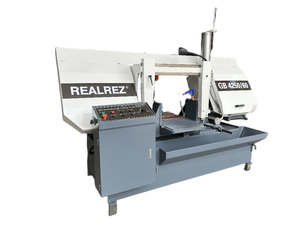 Станок ленточнопильный полуавтоматический REALREZ GB4250/60
