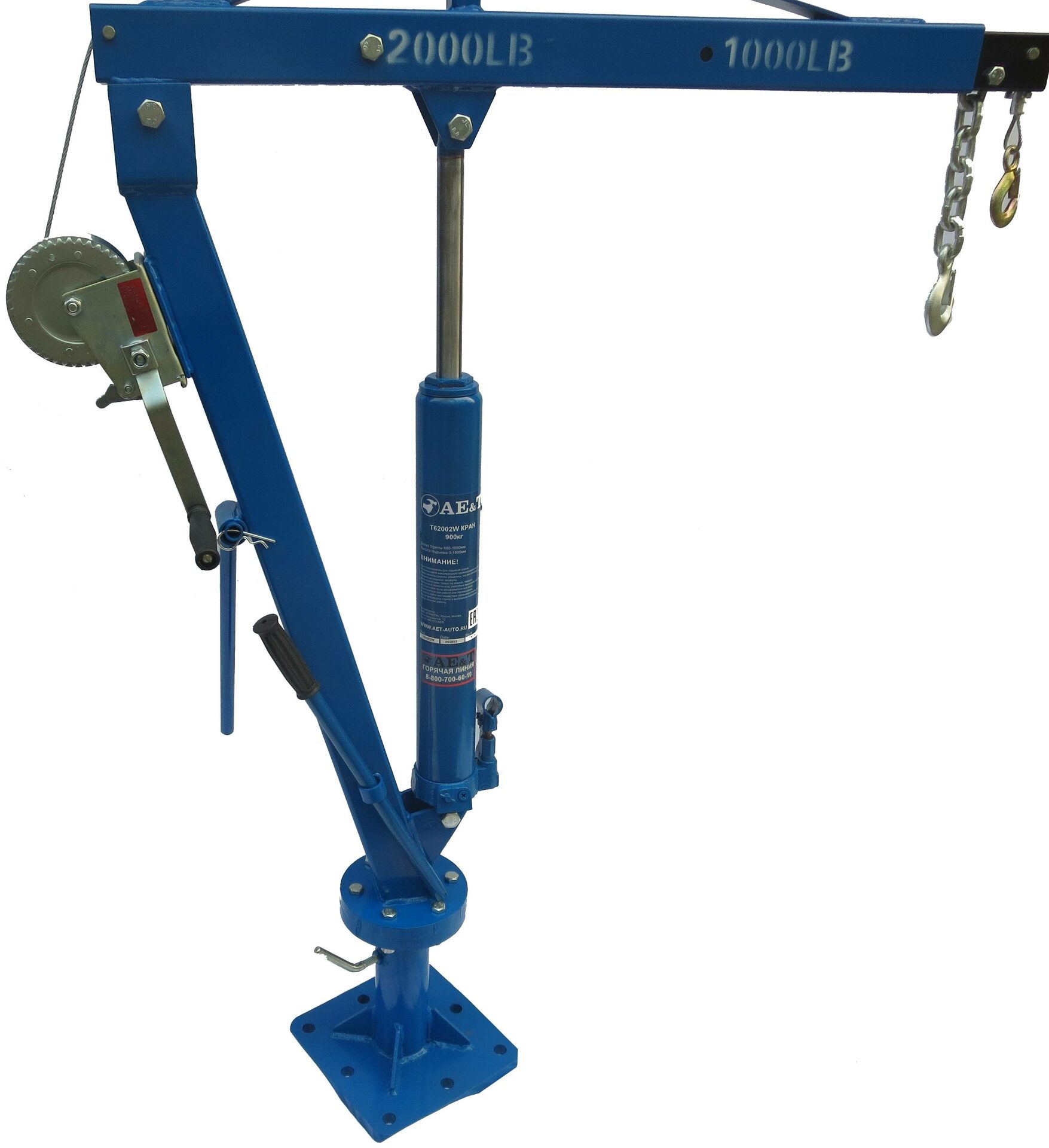 Кран AE&T Т62103А 1 т с лебедкой