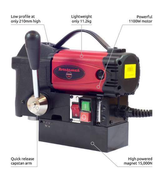 Магнитный сверлильный станок Rotabroach SMART ADDER (МСС-35 низкий) Магнитный сверлильный станок Rotabroach SMART ADDER (МСС-35 низкий)