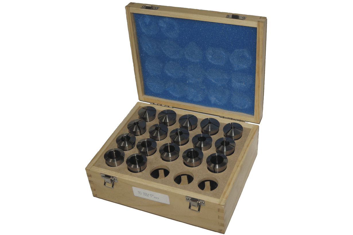 Набор 17 цанг Jet с размерами 3-25 мм для 50000191 Набор 17 цанг Jet с размерами 3-25 мм для 50000191