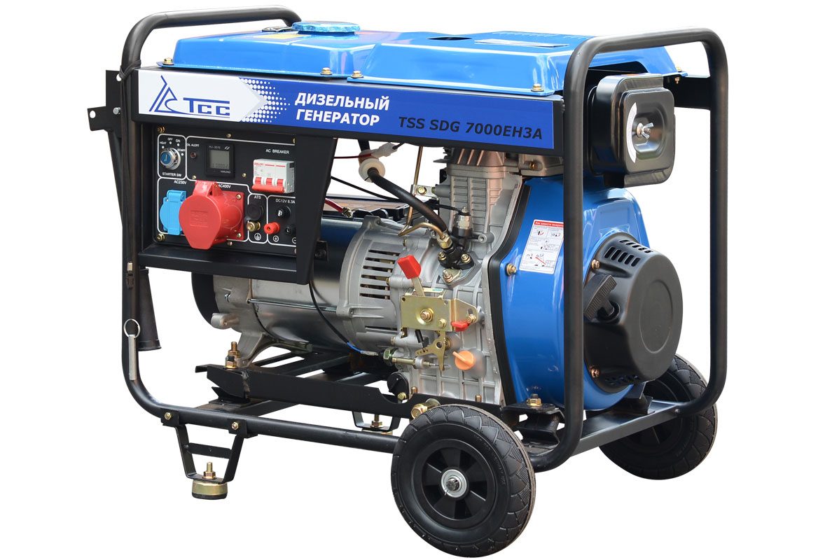 Портативный дизельный генератор ТСС SDG 7000EH3A Портативный дизельный генератор ТСС SDG 7000EH3A