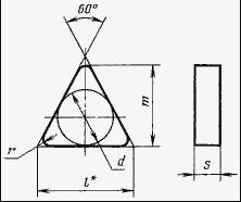 Пластина TNUN - 160412 ВОК60 трехгранная (01131) гладкая без отверстия Пластина TNUN - 160412 ВОК60 трехгранная (01131) гладкая без отверстия