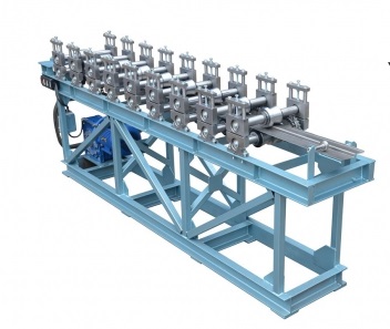 Станок для производства профиля "кровельный конек" Станок для производства профиля "кровельный конек"