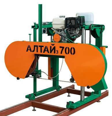 Ленточная пилорама Алтай-3 700 бензиновая (Honda) Ленточная пилорама Алтай-3 700 бензиновая (Honda)
