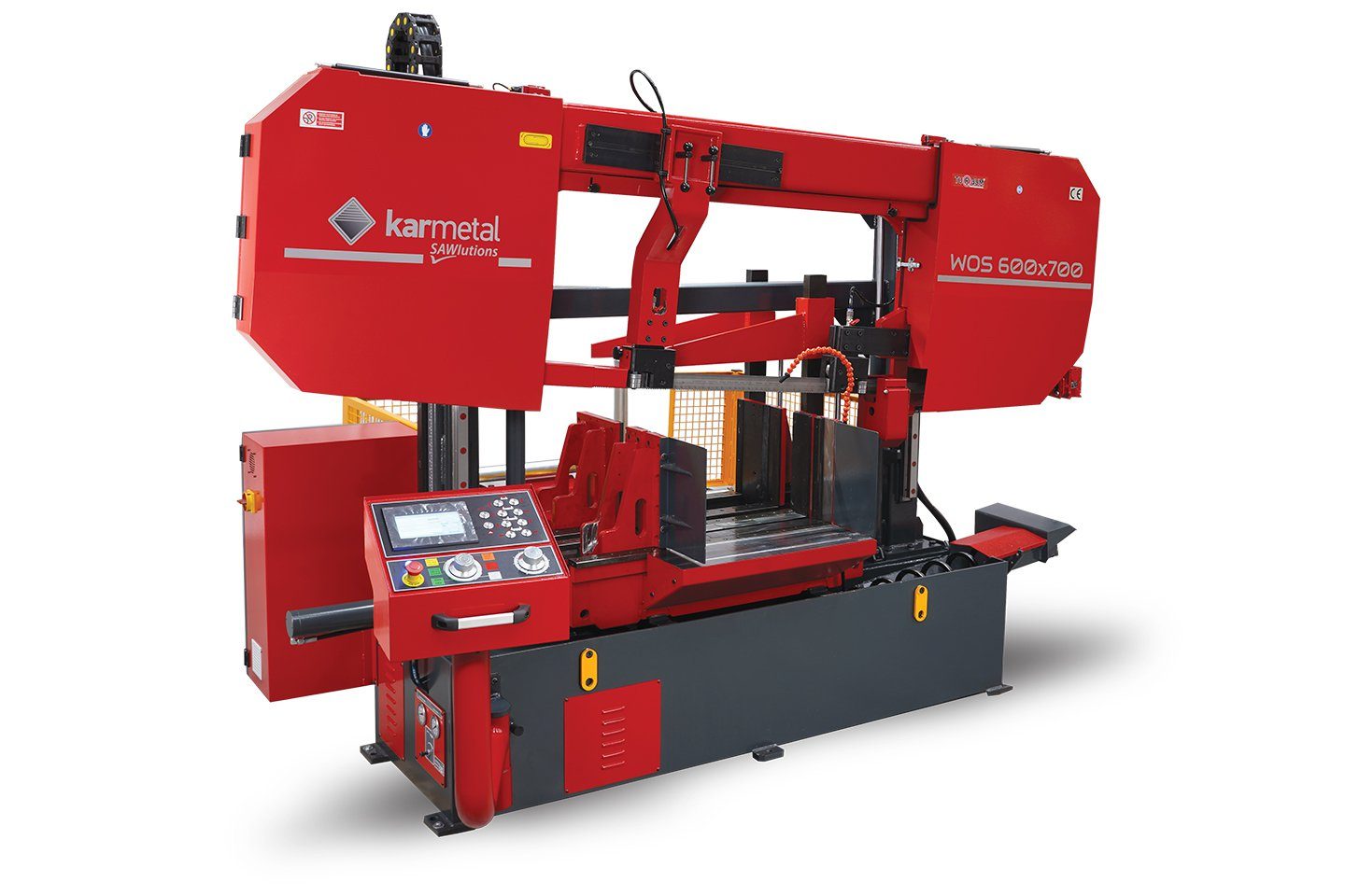 Автоматический двухколонный ленточнопильный станок KARMETAL WOS 600×700 (резка под прямым углом)