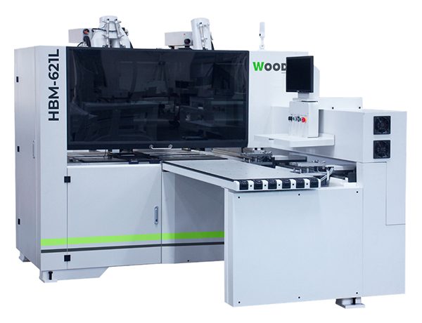 Автоматический сверлильно-присадочный станок с ЧПУ WoodTec HBM 621L Автоматический сверлильно-присадочный станок с ЧПУ WoodTec HBM 621L