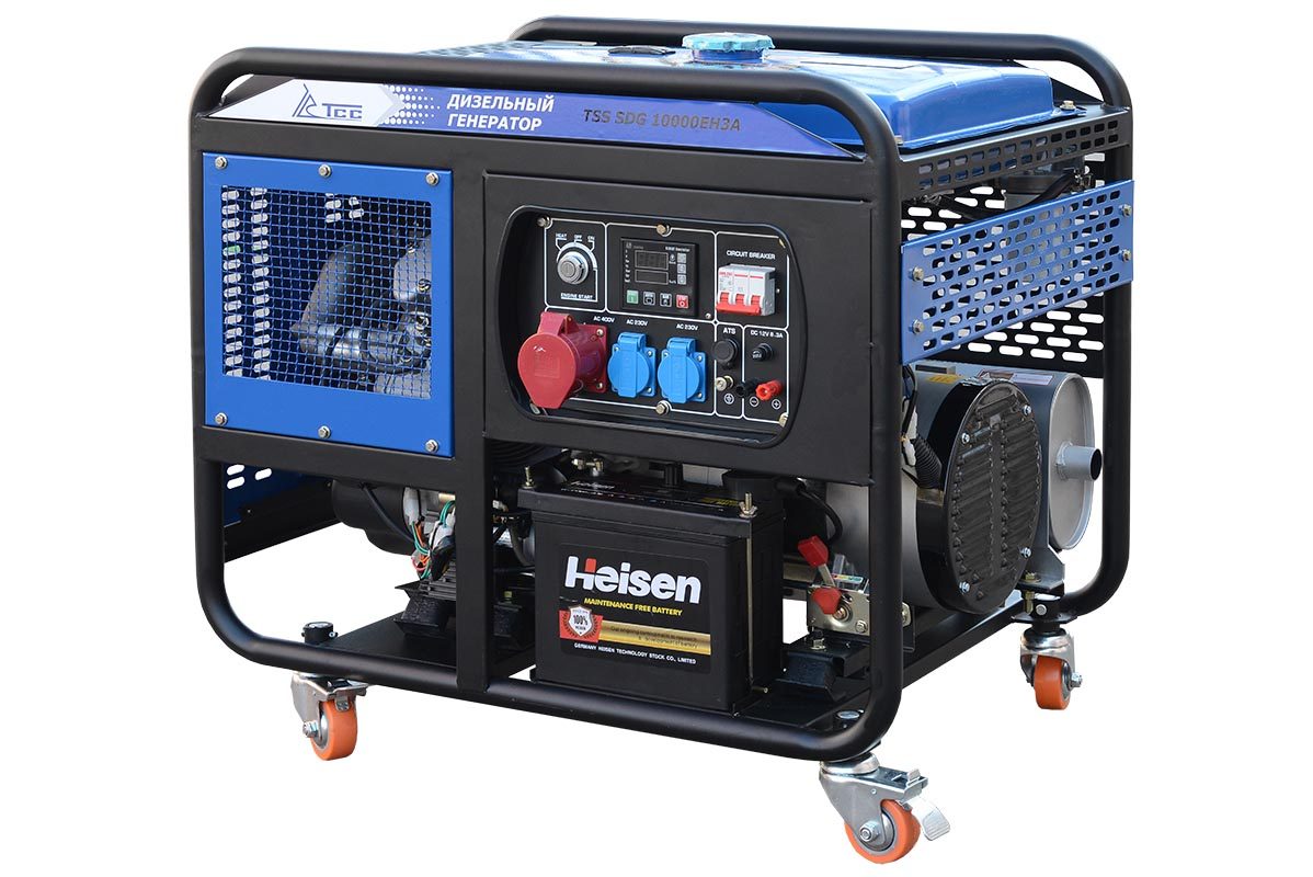 Портативный дизельный генератор ТСС SDG 10000EH3A Портативный дизельный генератор ТСС SDG 10000EH3A