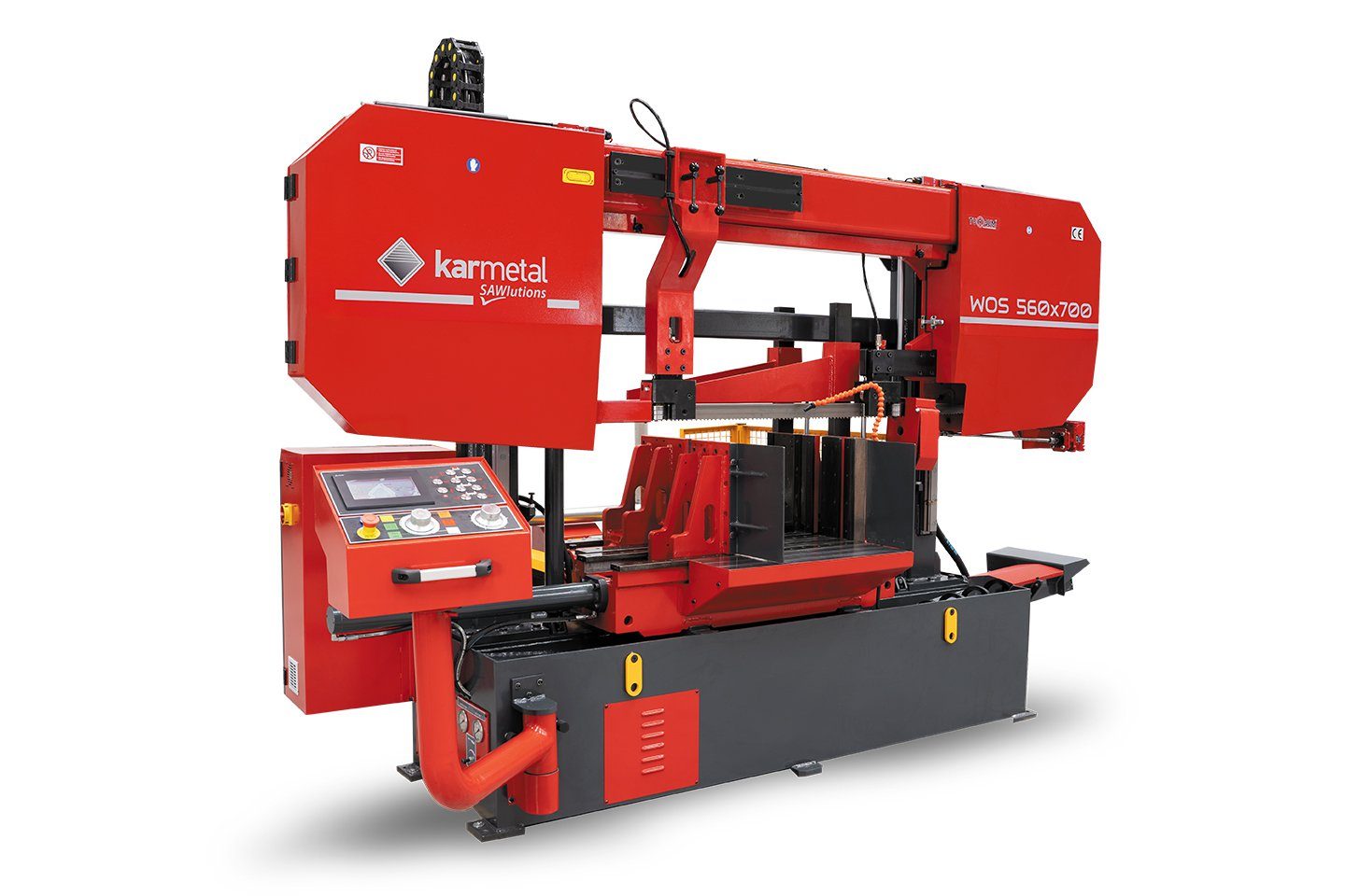 Автоматический двухколонный ленточнопильный станок KARMETAL WOS 560×700 (резка под прямым углом)