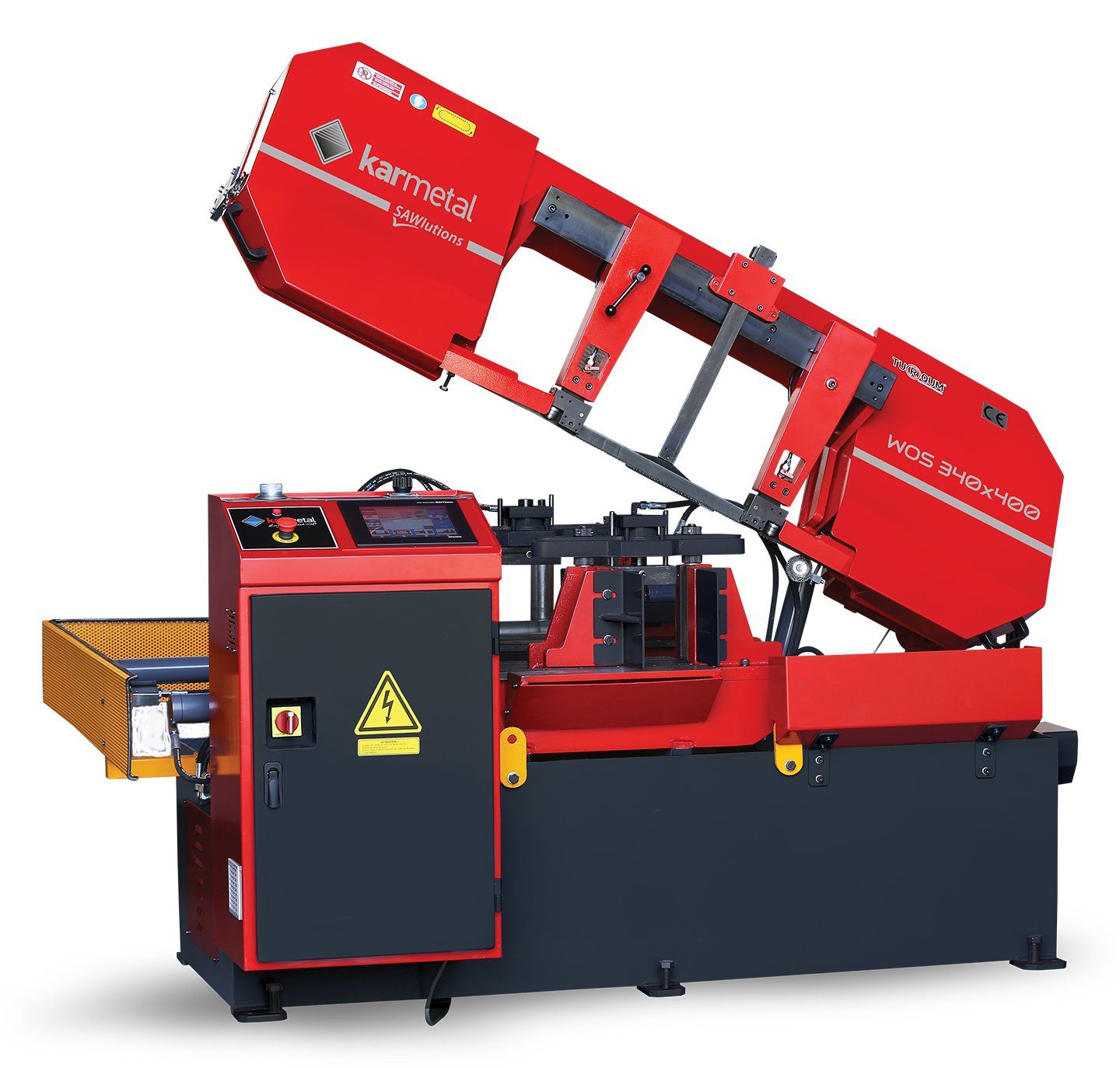 Автоматический консольный ленточнопильный станок KARMETAL WOS 340×400 (резка под прямым углом)