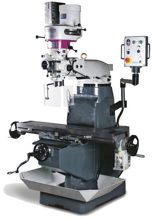 Фрезерный станок вертикальный Optimum MF4 Vario-DPA 3336050