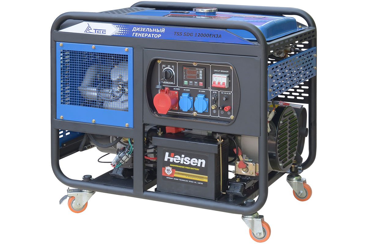 Портативный дизельный генератор ТСС SDG 12000EH3A Портативный дизельный генератор ТСС SDG 12000EH3A