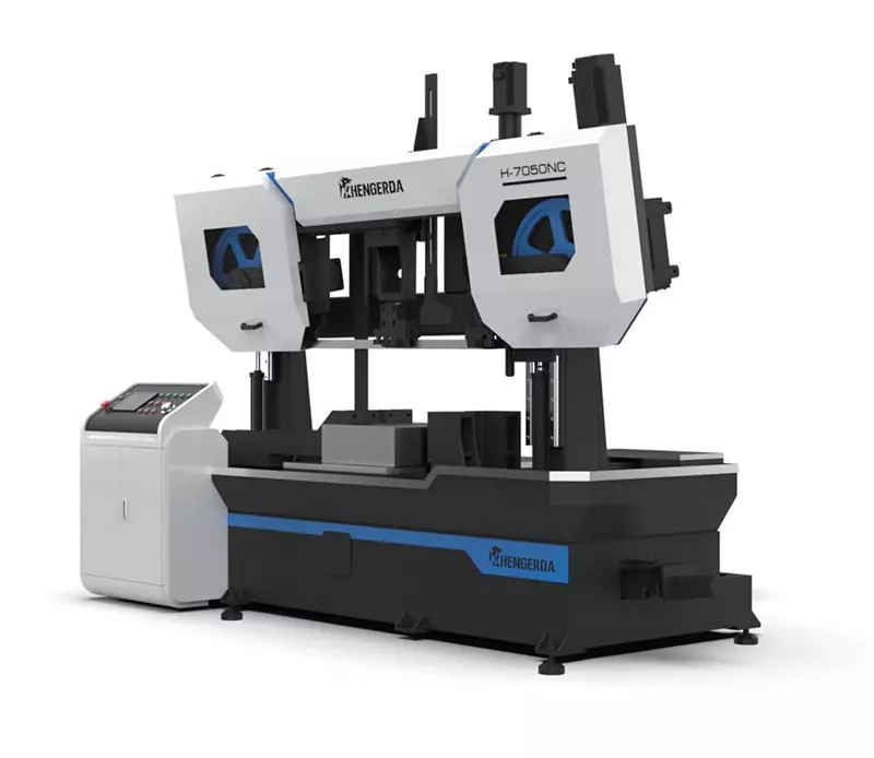 Ленточнопильный полуавтоматический двухколонный станок Hengerda H-7050 NC