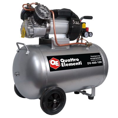 Компрессор поршневой Quattro Elementi DV-400-100