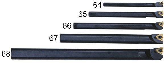 Набор резцов расточных Optimum 8/10/12/16/20 мм 5 шт. со см. пластинами