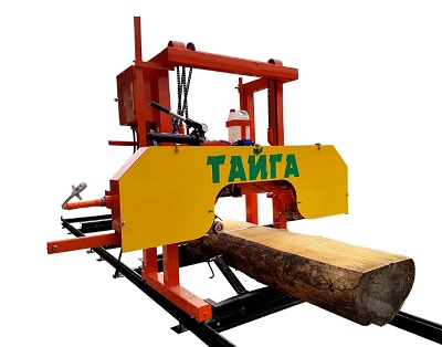 Ленточная пилорама Тайга Т-2М SUPER + Усиленный рельсовый путь Ленточная пилорама Тайга Т-2М SUPER + Усиленный рельсовый путь