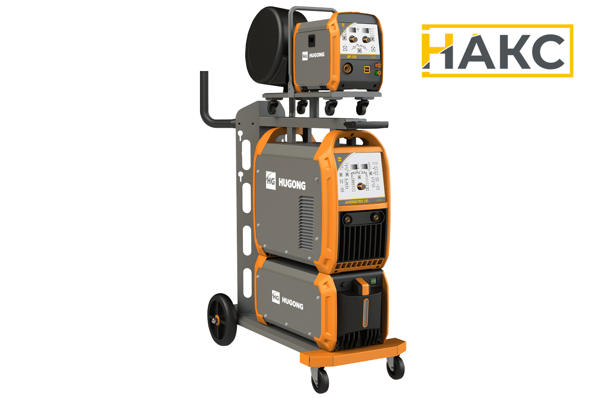 Сварочный полуавтомат HUGONG SUPERMATRIX 350 III (С БО И ТЕЛЕЖКОЙ)