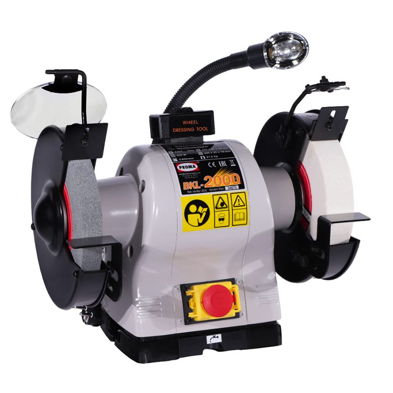 Двухдисковый заточной станок с подсветкой Proma BKL-2000 25450200