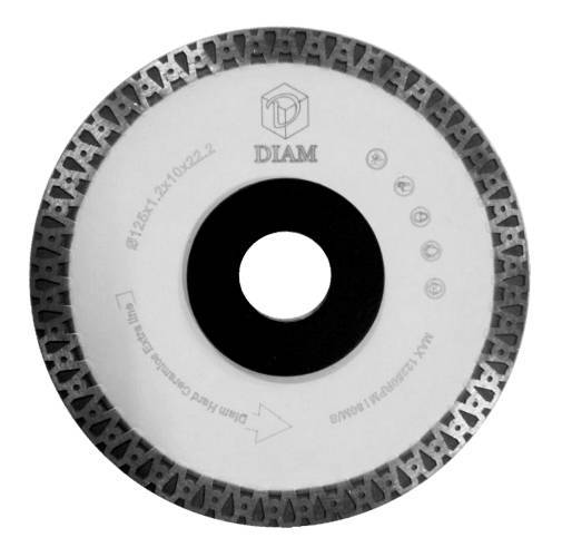 Круг алмазный Diam Hard Ceramics Extra Line 125x1,2x10x22,2 (Гранит) (тонкий)
