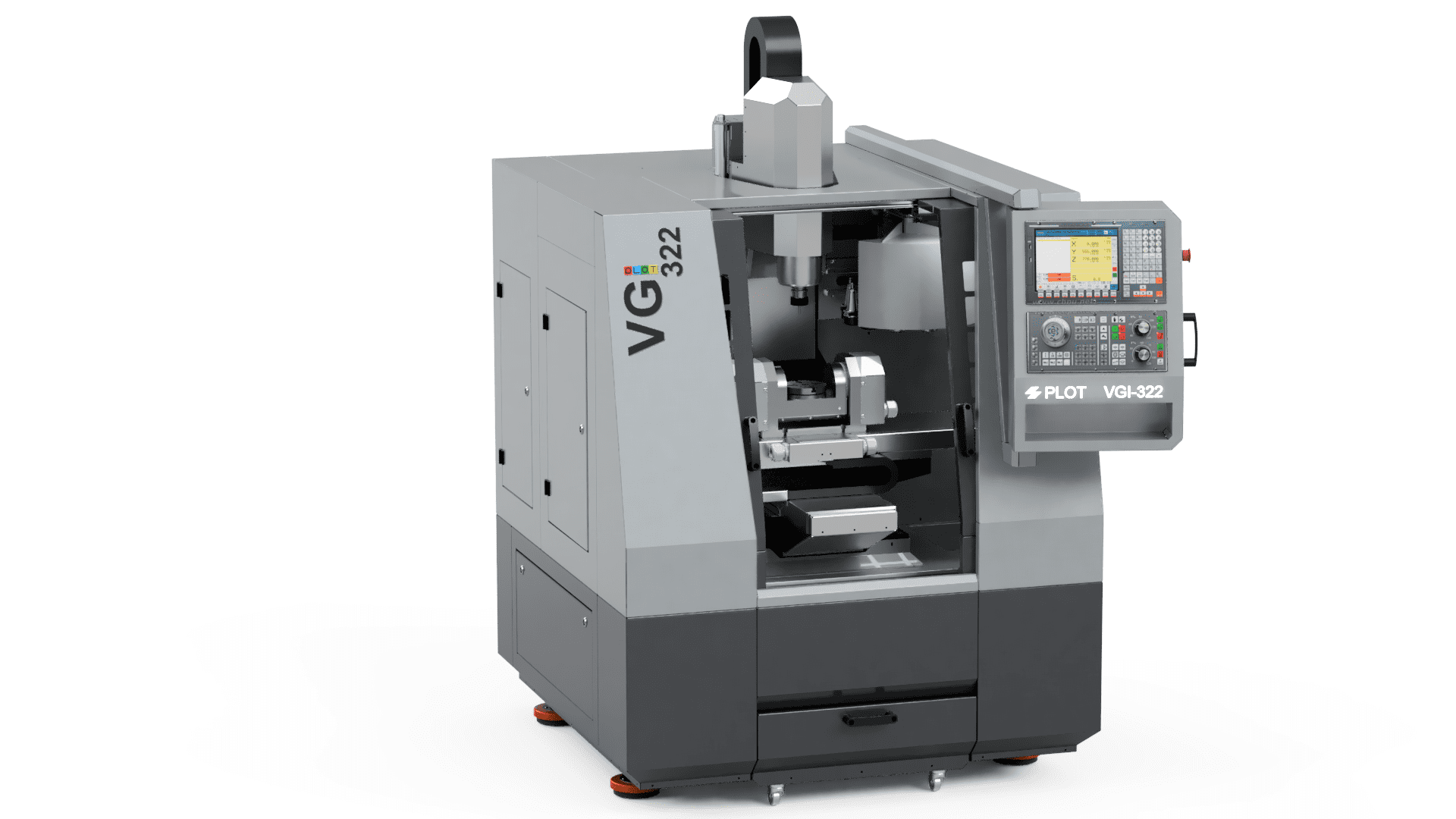 Вертикально-фрезерный обрабатывающий центр с ЧПУ PLOT VGI-322 Вертикально-фрезерный обрабатывающий центр с ЧПУ PLOT VGI-322