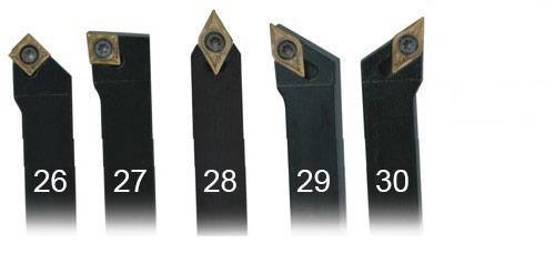 Набор резцов Optimum 16 мм 5 шт. со см. пластинами (Германия) 3441216