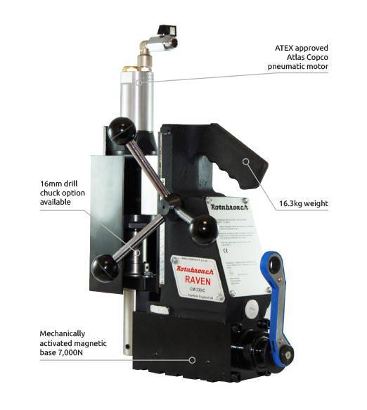 Магнитный сверлильный станок Rotabroach RAVEN (МСС-52П) Магнитный сверлильный станок Rotabroach RAVEN (МСС-52П)