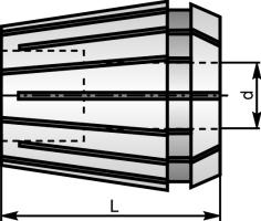 Цанга d 9,0 ER32 L40мм DIN 6499