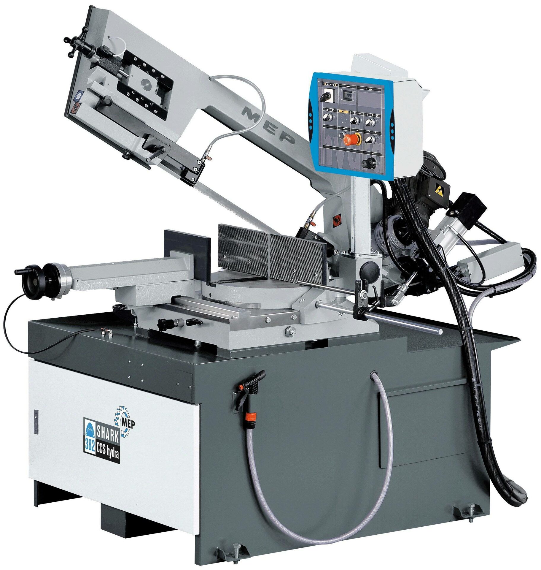 Ленточнопильный станок ручной Mep SHARK 382 CCS HYDRA Ленточнопильный станок ручной Mep SHARK 382 CCS HYDRA