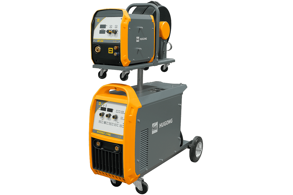 Сварочный полуавтомат HUGONG INVERMIG 350WE III (ЦИФРОВОЙ ПОДАЮЩИЙ)