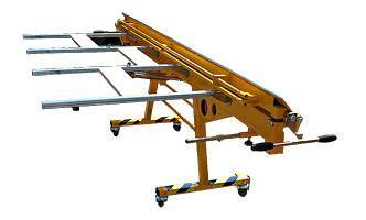 Стол задней поддержки листа (1,00 м) с рейками для станка METALMASTER серии EuroMaster LBМ 200/250