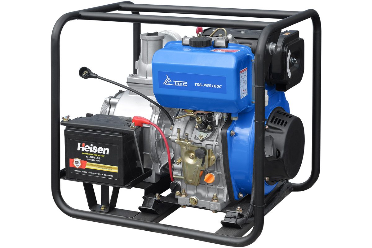Мотопомпа дизельная TSS-PGS100C