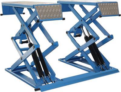 Подъемник ножничный AE&T F6106 3т, для монтажа "на пол", 220В