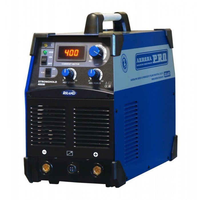 Сварочный инвертор ручной дуговой сварки ММА AuroraPRO STRONGHOLD 400М Сварочный инвертор ручной дуговой сварки ММА AuroraPRO STRONGHOLD 400М
